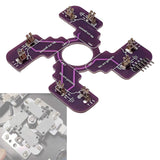 Maxbell Joystick Board for Jlf PCB Joystick Parts Switch Parts Replacement PCB Board Violet