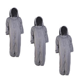 Maxbell Bee Suit Clothes Comfortable Veil Hood Outfit for Outdoor Beginners Backyard L