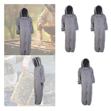Maxbell Bee Suit Clothes Comfortable Veil Hood Outfit for Outdoor Beginners Backyard L