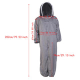 Maxbell Bee Suit Clothes Comfortable Veil Hood Outfit for Outdoor Beginners Backyard XXL