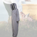 Maxbell Bee Suit Clothes Comfortable Veil Hood Outfit for Outdoor Beginners Backyard XXL