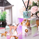 Maxbell 3Pcs Acrylic Risers Acrylic Risers Display Stand for Figures Glasses Perfume