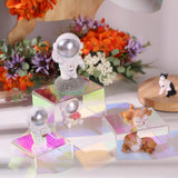 Maxbell 3Pcs Acrylic Risers Acrylic Risers Display Stand for Figures Glasses Perfume
