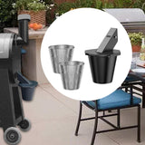 Maxbell Grill Drip Bucket Collection 1.6'' Width Square Tube Grill Drip Pan
