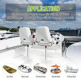 Maxbell Boat Seat Pedestal Base Mount Kit Deck Mounted for Fishing Boat Pontoon Boat