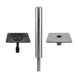 Maxbell Boat Seat Pedestal Base Mount Kit Deck Mounted for Fishing Boat Pontoon Boat