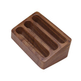 Maxbell Business Card Display Stand Wood Desktop for Warehouses Craft Shows Lectures Brown
