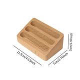 Maxbell Business Card Display Stand Wood Desktop for Warehouses Craft Shows Lectures Wood