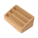Maxbell Business Card Display Stand Wood Desktop for Warehouses Craft Shows Lectures Wood