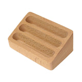 Maxbell Business Card Display Stand Wood Desktop for Warehouses Craft Shows Lectures Wood