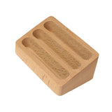 Maxbell Business Card Display Stand Wood Desktop for Warehouses Craft Shows Lectures Wood