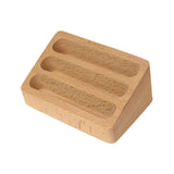 Maxbell Business Card Display Stand Wood Desktop for Warehouses Craft Shows Lectures Wood