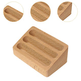Maxbell Business Card Display Stand Wood Desktop for Warehouses Craft Shows Lectures Wood