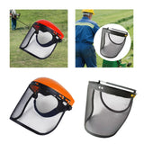 Maxbell Chain Saw Face Shield Lightweight for Gardening Logging Farming Wood Cutting Headwear