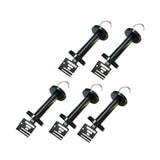 Maxbell 5x Electric Fence Gate Handles Farm Courtyard Spare Gate Handles with Spring