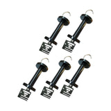 Maxbell 5x Electric Fence Gate Handles Farm Courtyard Spare Gate Handles with Spring