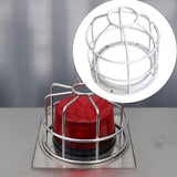 Maxbell Light Bulb Cage Guard Metal Simple Replacement Practical Warning Light Cover White