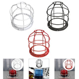 Maxbell Light Bulb Cage Guard Metal Simple Replacement Practical Warning Light Cover White
