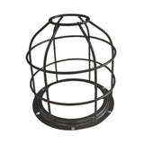 Maxbell Light Bulb Cage Guard Metal Simple Replacement Practical Warning Light Cover Black