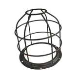 Maxbell Light Bulb Cage Guard Metal Simple Replacement Practical Warning Light Cover Black