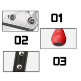 Maxbell Cleaning Scraper Ergonomic TPU Handle Accessories for Tile Wallpapers Window 30 cm Length