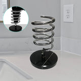 Maxbell Hair Dryer Holder Blow Dryer Holder Accessories for Hotel Bedroom Barbershop Black