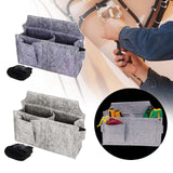 Maxbell Tool Pouch Portable Electrician Waist Tool Bag for Gardener Home Woodworking Dark Gray