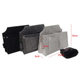 Maxbell Tool Pouch Portable Electrician Waist Tool Bag for Gardener Home Woodworking Dark Gray