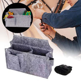 Maxbell Tool Pouch Portable Electrician Waist Tool Bag for Gardener Home Woodworking Dark Gray