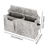 Maxbell Tool Pouch Portable Electrician Waist Tool Bag for Gardener Home Woodworking Light Gray