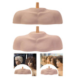 Maxbell Mannequin Head Stand Shoulder Model Styling Cosmetology Manikin Head Display Smooth Rod