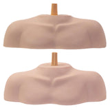 Maxbell Mannequin Head Stand Shoulder Model Styling Cosmetology Manikin Head Display Smooth Rod