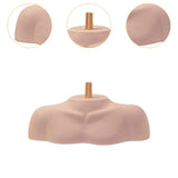 Maxbell Mannequin Head Stand Shoulder Model Styling Cosmetology Manikin Head Display Grooved Rod