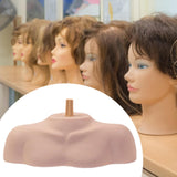 Maxbell Mannequin Head Stand Shoulder Model Styling Cosmetology Manikin Head Display Grooved Rod