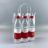 Maxbell 30x Clear Gift Bags with Handle Reusable for Small Business Wedding Boutique