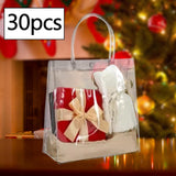 Maxbell 30x Clear Gift Bags with Handle Reusable for Small Business Wedding Boutique