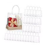 Maxbell 30x Clear Gift Bags with Handle Reusable for Small Business Wedding Boutique