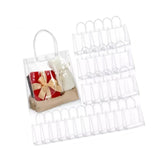 Maxbell 30x Clear Gift Bags with Handle Reusable for Small Business Wedding Boutique