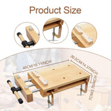 Maxbell Woodworking Bench Wood Desktop Work Table for Garage Studios Processing Wood