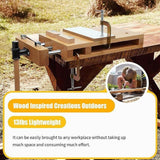 Maxbell Woodworking Bench Wood Desktop Work Table for Garage Studios Processing Wood