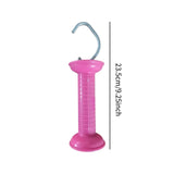 Maxbell 10x Electric Fence Gate Handles Replace Part for Agricultural Farm Husbandry Rose red
