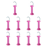 Maxbell 10x Electric Fence Gate Handles Replace Part for Agricultural Farm Husbandry Rose red