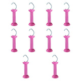 Maxbell 10x Electric Fence Gate Handles Replace Part for Agricultural Farm Husbandry Rose red