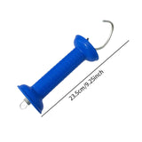 Maxbell 10x Electric Fence Gate Handles Replace Part for Agricultural Farm Husbandry blue