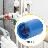 Maxbell 50Pcs PVC Pipe Fittings Straight Parts Coupling for Pools Shelves Greenhouse 32mm