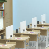 Maxbell Desk Privacy Divider Separate Board Sturdy Simple Assembly Protective Shield 30cmx50cm