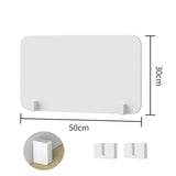 Maxbell Desk Privacy Divider Separate Board Sturdy Simple Assembly Protective Shield 30cmx50cm