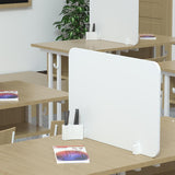 Maxbell Desk Privacy Divider Separate Board Sturdy Simple Assembly Protective Shield 30cmx50cm