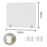 Maxbell Desk Privacy Divider Separate Board Sturdy Simple Assembly Protective Shield 40cmx50cm