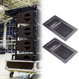 Maxbell 2 Pieces Speaker Cabinet Handles Replacement Portable Loaded Case Heavy Duty L